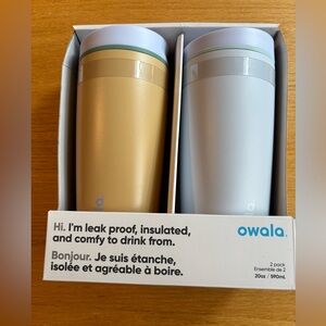 Owala SmoothSip Travel Mugs 2 Pack 20oz